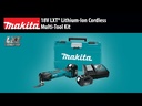 Makita XMT03Z Multi-Tool, Tool Only, Cordless, Battery not Included, 18V, LXT Series