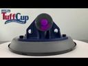 WEHA 8" TuffCup Battery Powered Cordless Non Bleeding Vacuum Cup with Gray rubber