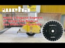 WEHA 16" Matrix S Diagonal Diamond Bridge Saw Blade 