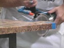 Alpha Eclipse Q High Performance Dry Flush Cutting Blade for Stone (5" Diameter, 20 mm Arbor)