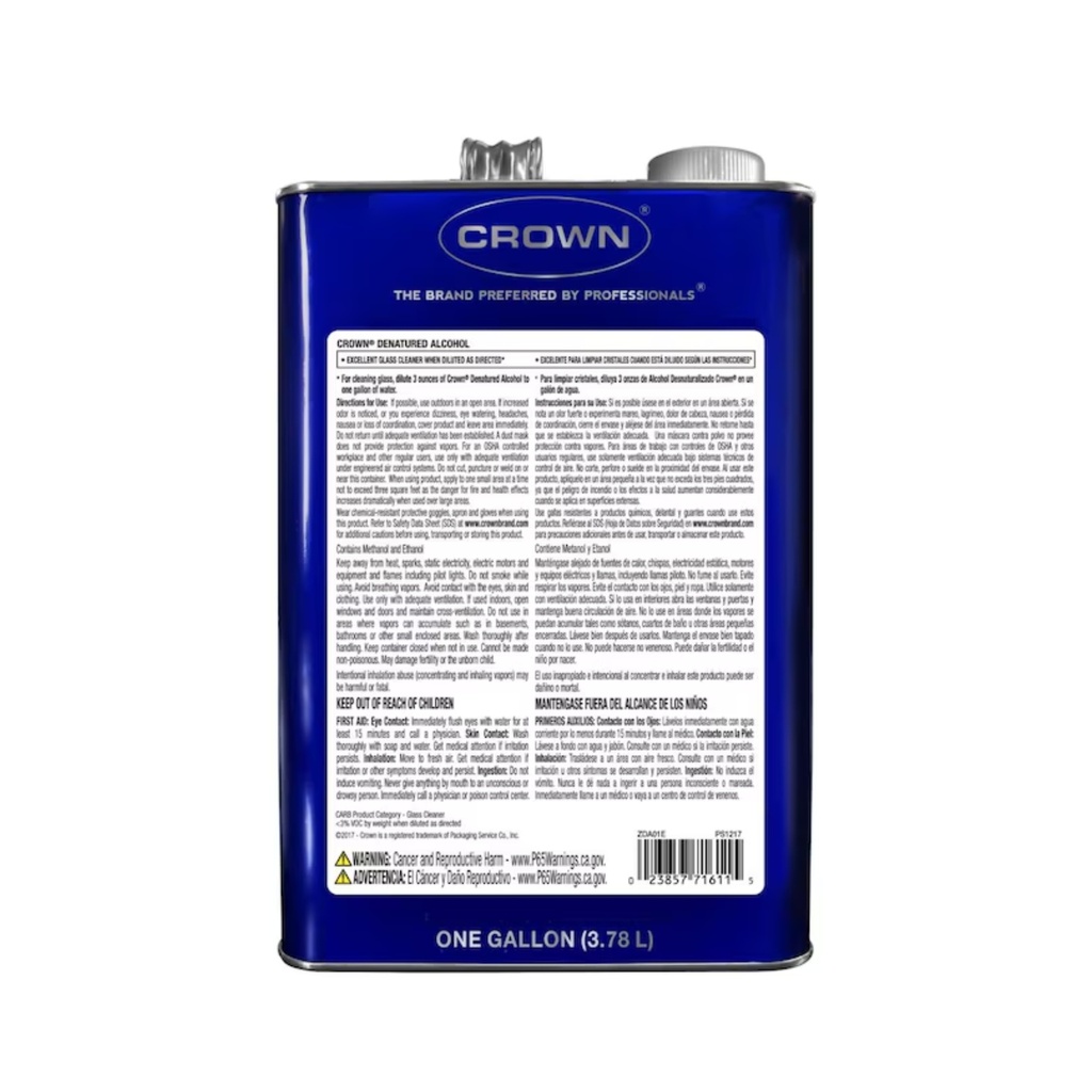 Denatured Alcohol 1GL