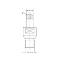 SC04001 GROOVING BIT Ø12 r6 - SINTERED ½" Gas Cleaner Position 1