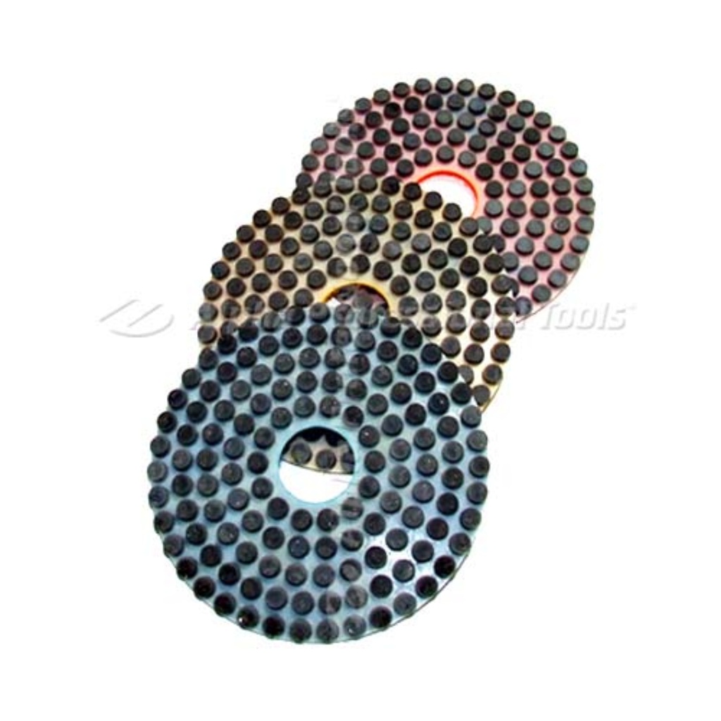 Alpha Ceramica Vitrified 5" Preparation Stage for Wet Granite Polishing Hook & Loop #300