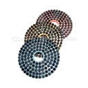 Alpha Ceramica Vitrified 5" Preparation Stage for Wet Granite Polishing Hook & Loop #300