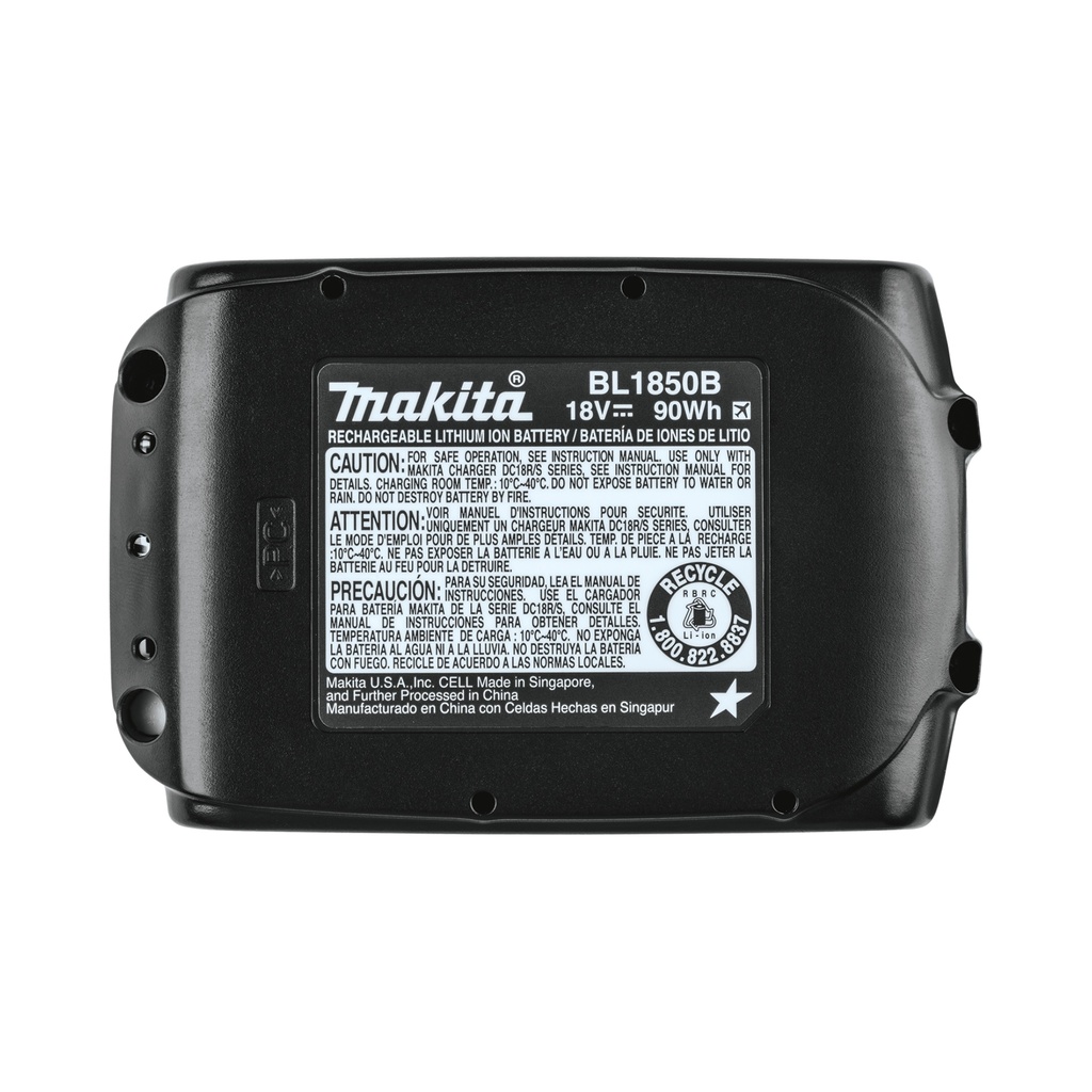 LXT®, Battery, Li-Ion, For Use With Makita 18V Cordless Tools, 5.0 Ah, 18.0 Voltage (2-pack)