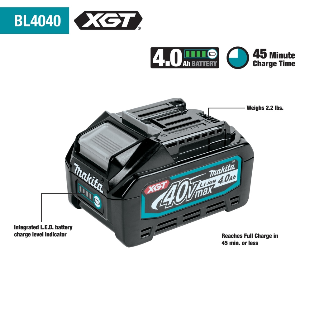 MAKITA BL4040 40V max XGT® 4.0Ah Battery