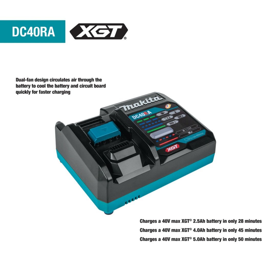 MAKITA DC40RA 40V max XGT® Rapid Optimum Charger