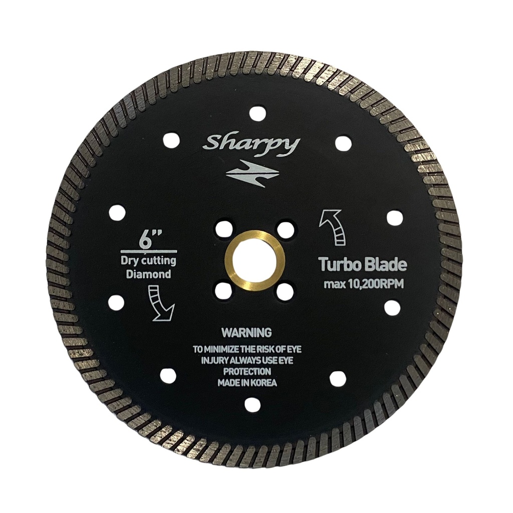 SHARPY 6" Super Premium Turbo Dry Blade