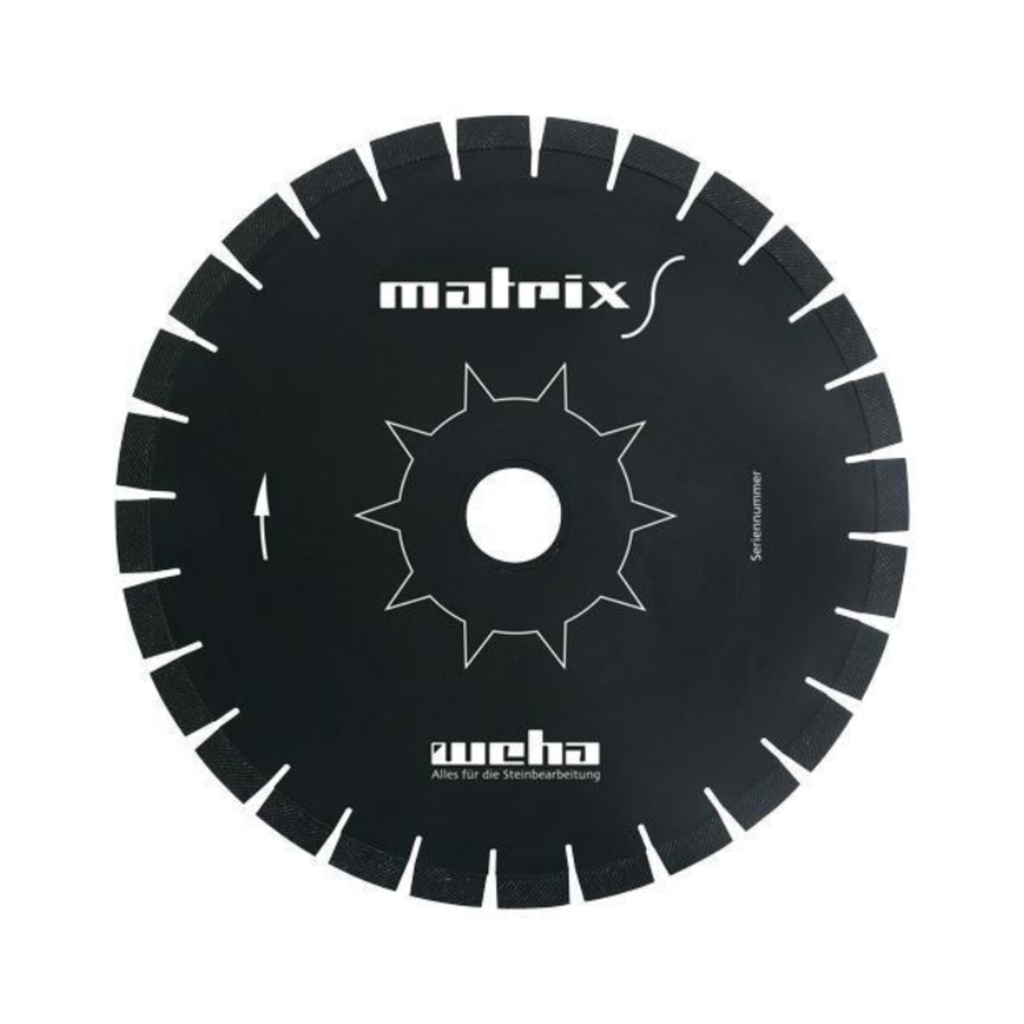 WEHA 16" Matrix S Diagonal Diamond Bridge Saw Blade 