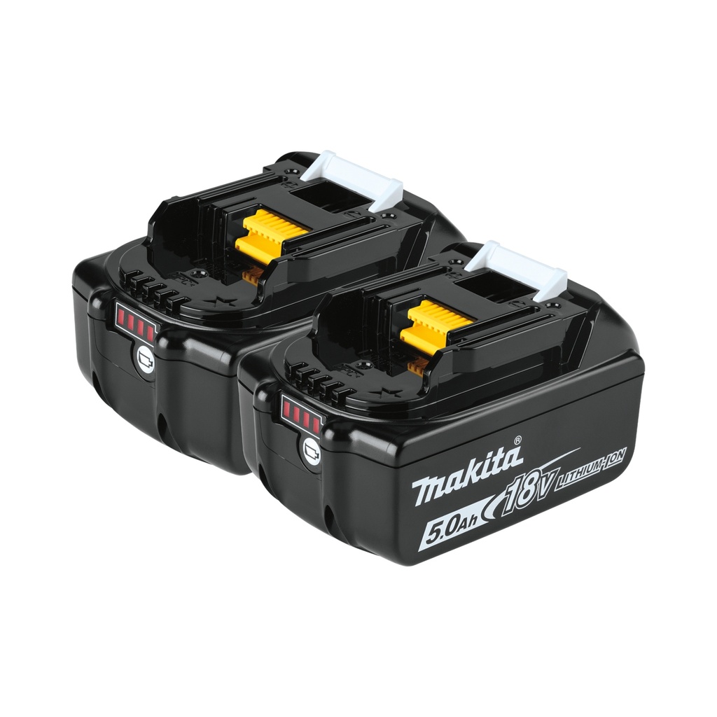 MAKITA BL1850B-2 18V LXT® Lithium‑Ion 5.0Ah Battery Pack of 2