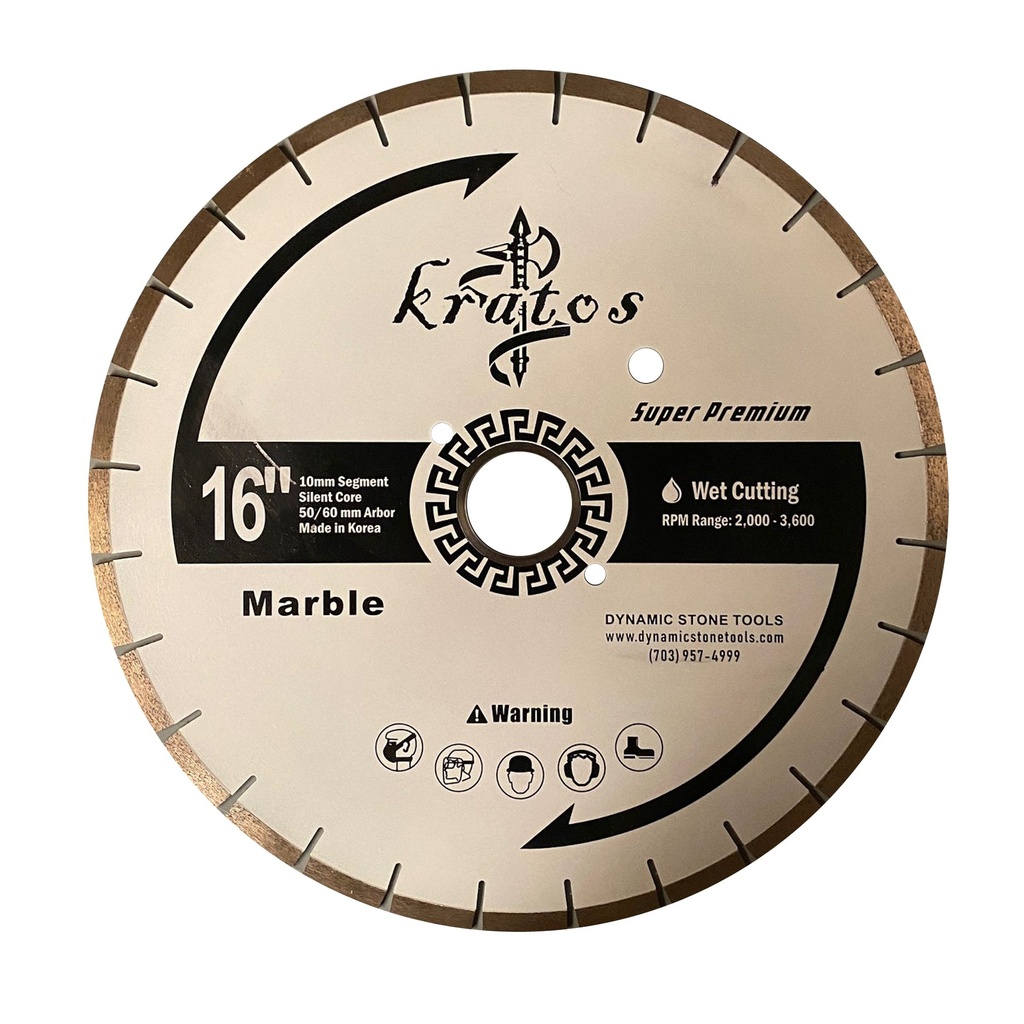Kratos 14" Bridge Saw Marble Blade