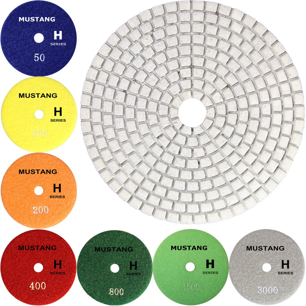 #200 - Wet Polishing Pad for Engineered Stone - MUSTANG-H™ - Ocean Diamond