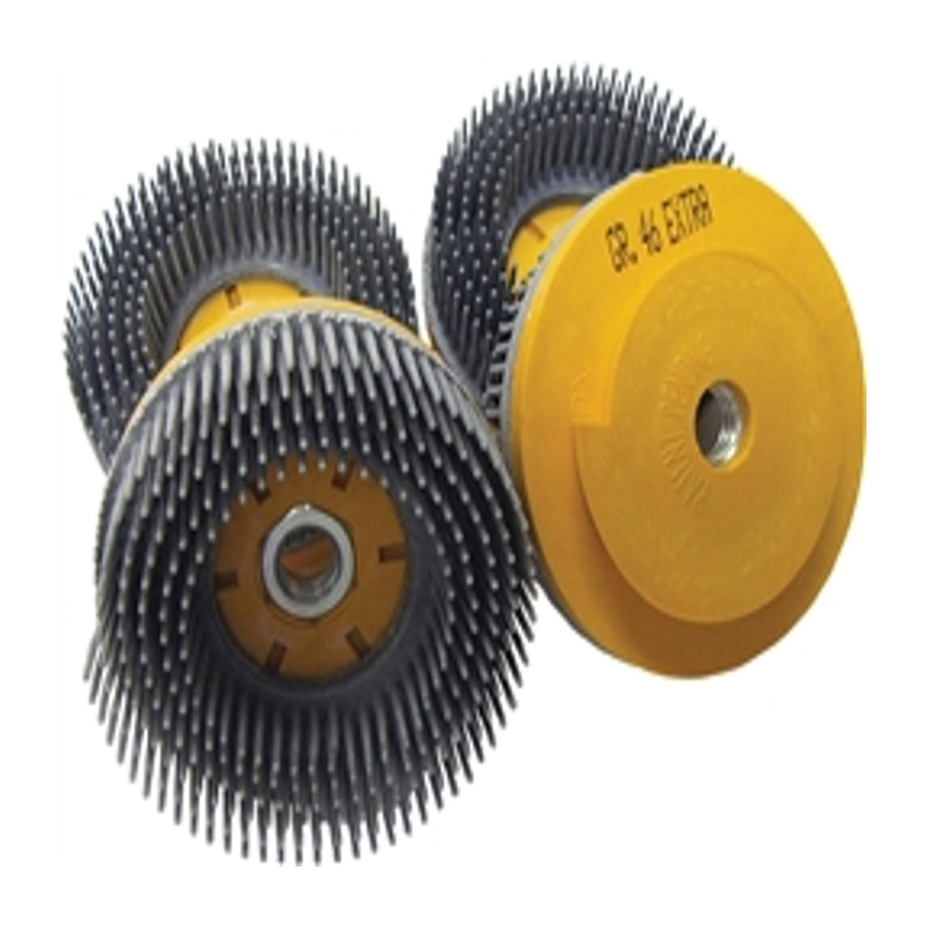 Tenax 4" Leather Finish Air-flex Stone Texturing Brush Head (grit 60)
