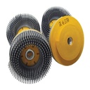 Tenax 4" Leather Finish Air-flex Stone Texturing Brush Head (grit 60)