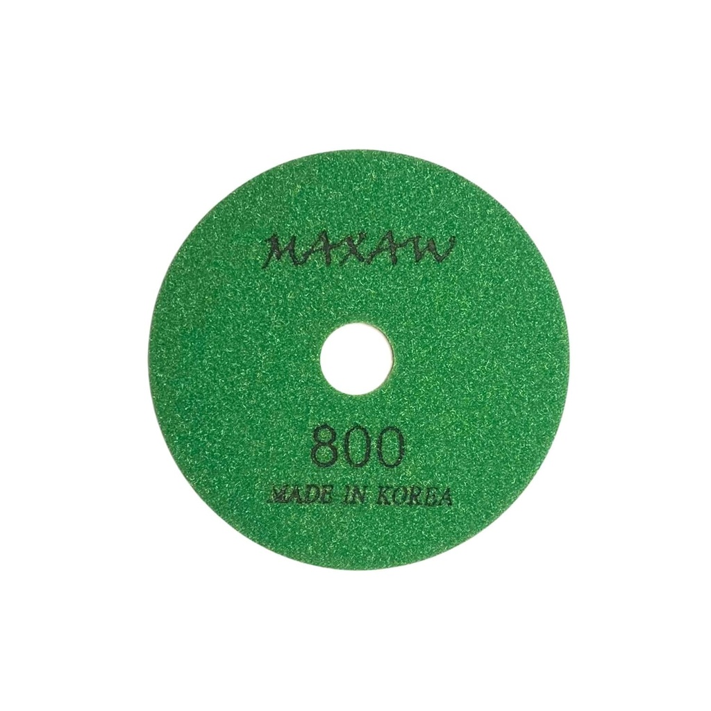 4" MAXAW Polishing Pad for Engineered Stone Premium Quality, #800