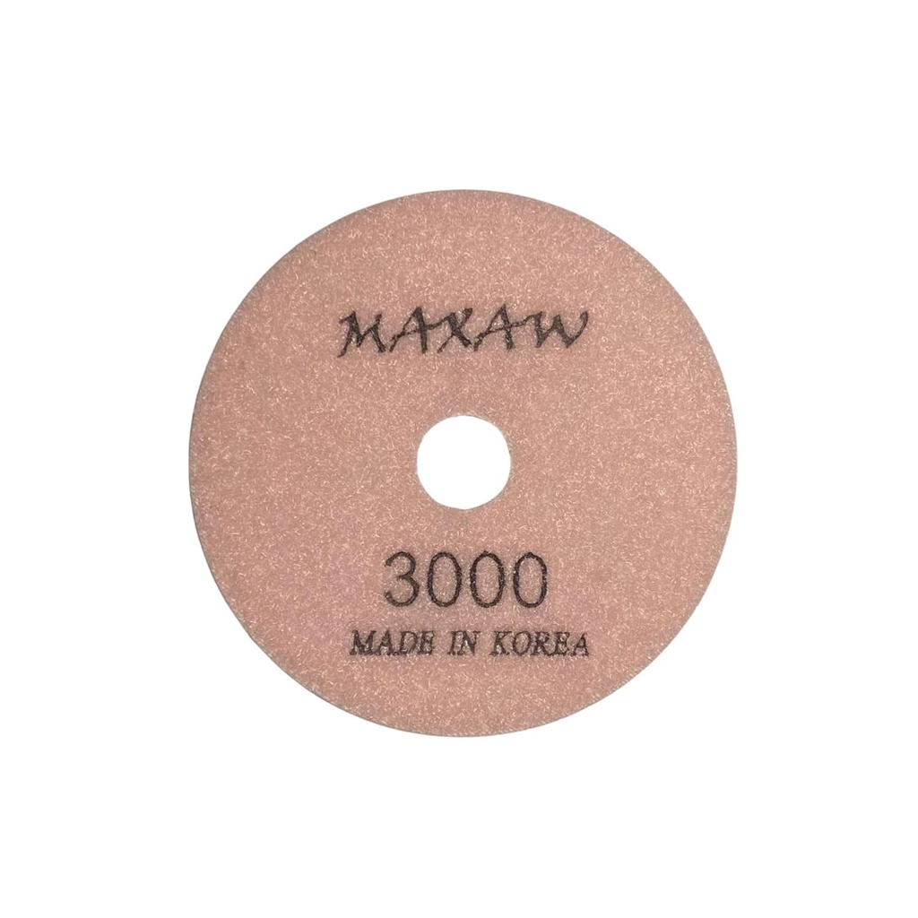 4" MAXAW Polishing Pad for Engineered Stone Premium Quality, #3000