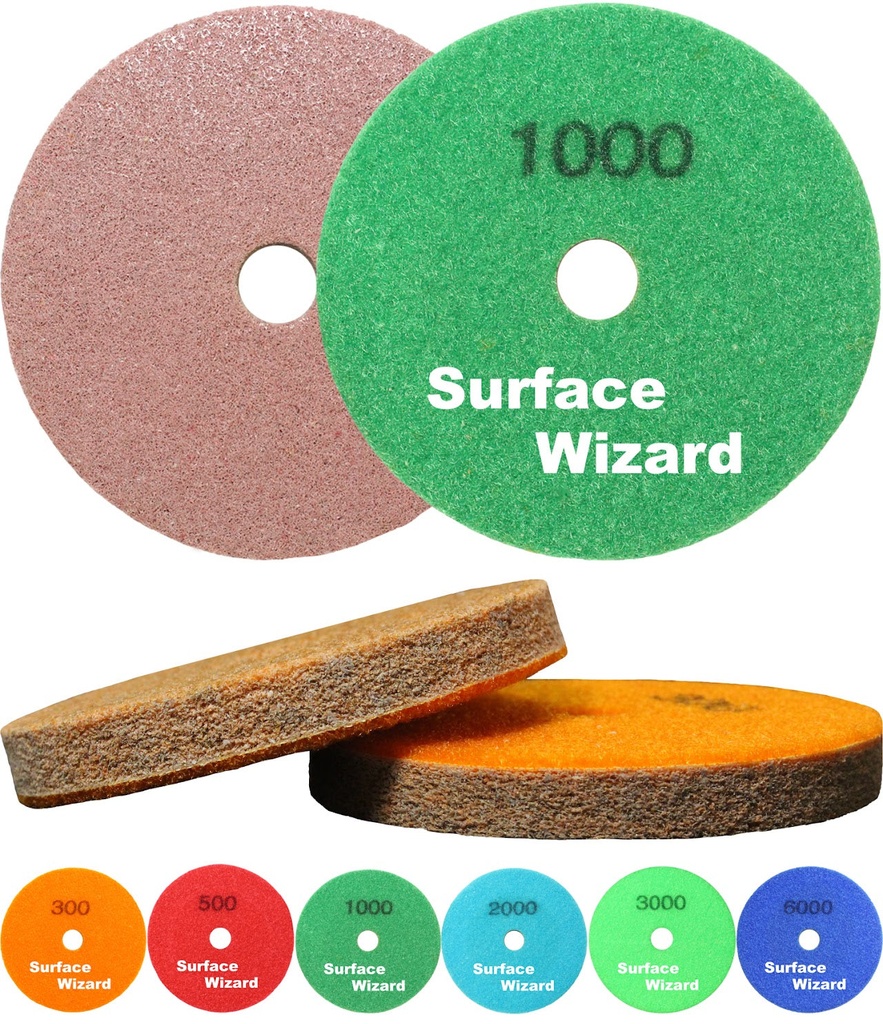 MUSTANG Surface Wizard Sponge Polishing pads #2000