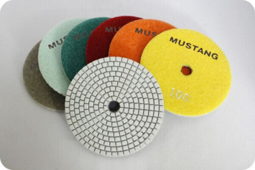 4" Wet Polishing Pad - X Series, #100