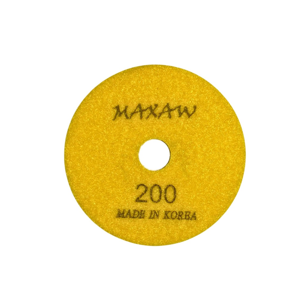 MAXAW 4" Super Premium Wet Polishing Pad #200