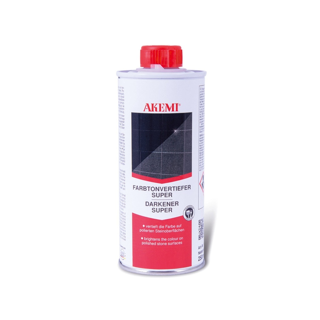 Akemi Darkener Super Solvent-Based Colour Intensifier for Dark Stones (Food Safe, 250 mL)