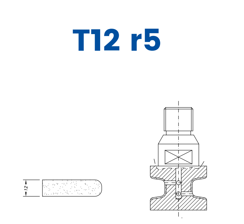 SCE22243 LINE 20 12mm Eased Top & Bottom r5 Profile T12 r5 Position 2 EHS EHS Kit (all materials, high speed)