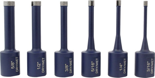 ELEMENT Dry/Wet Core Bit - 1-1/2" x 5/8"-11 (T-segment, Side Protection)