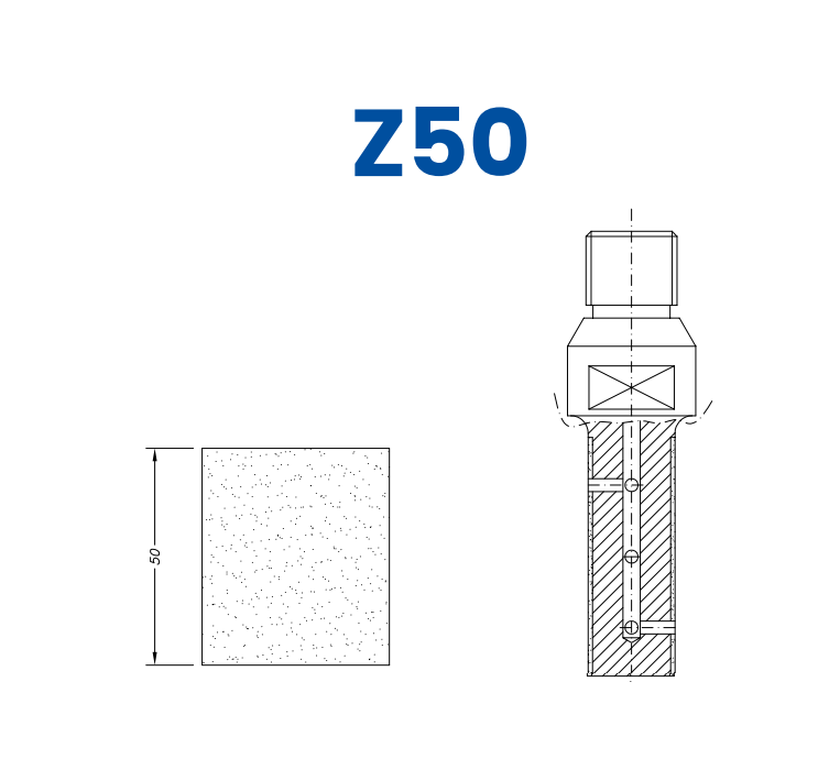 SCG24036 LINE 20 50mm Flat Edge Profile Z50 Position 4 GlossForce 3.0 EHS Kit (all materials, high speed)