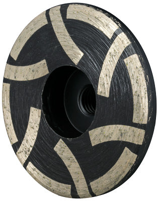 4" Cyclone Flat Resin Cup Wheel No Water Channel Coarse