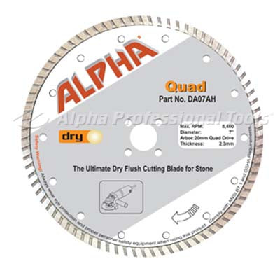 Alpha Professional Tools Quad Dry Blade 4"