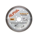 Alpha Eclipse Q High Performance Dry Flush Cutting Blade for Stone (5" Diameter, 7/8" Arbor)