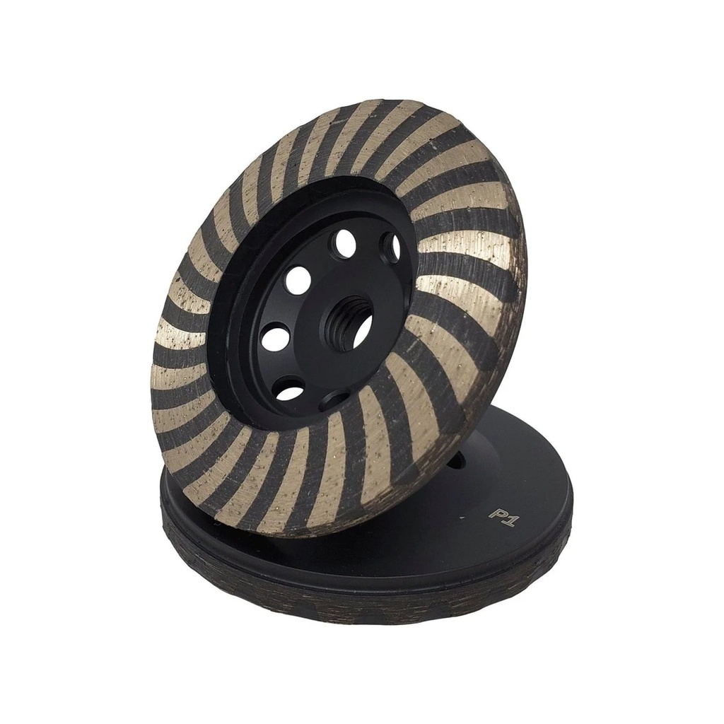 4" Sunflower Cup Wheel Aluminium Body - Coarse