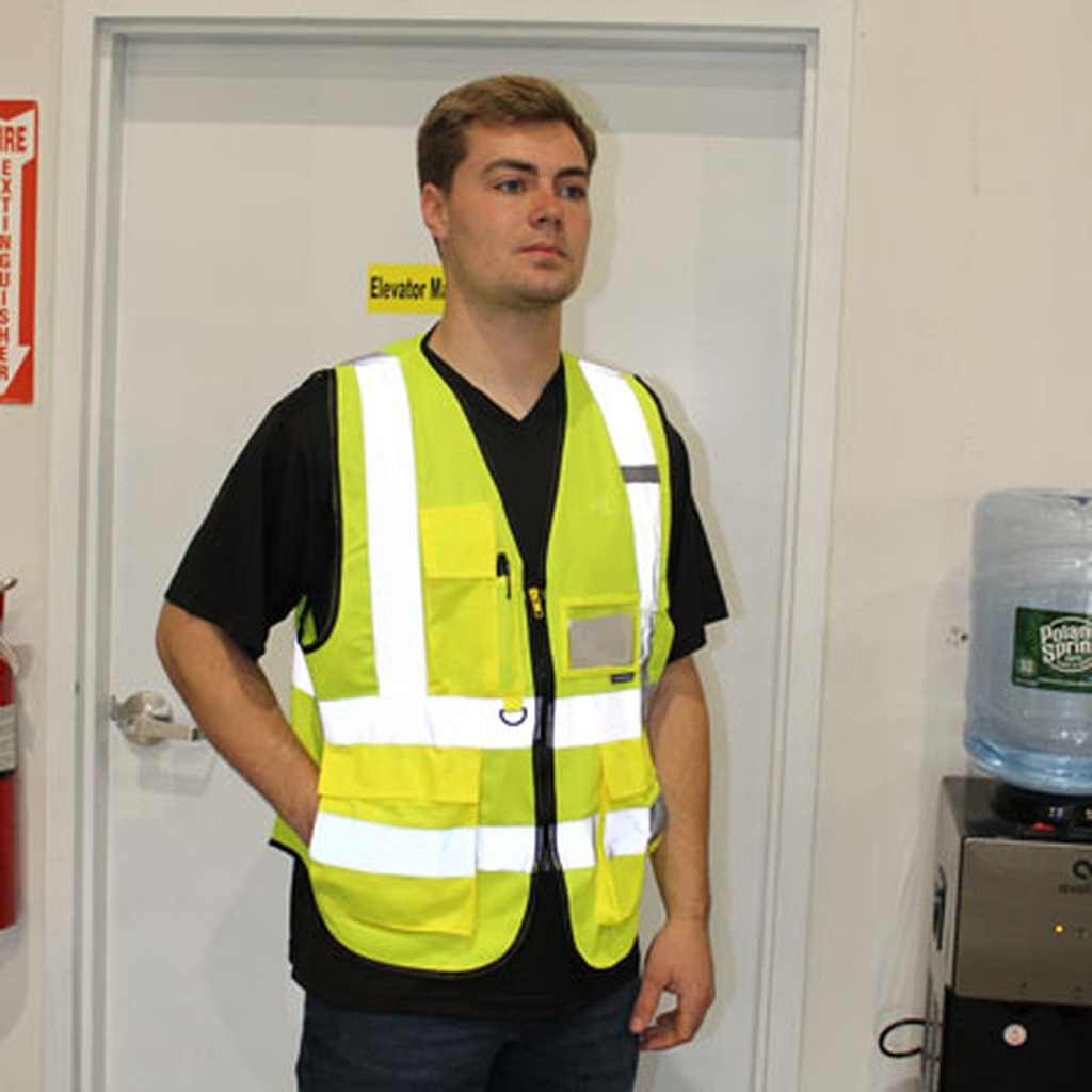 Alpha Professional Tools Safety Vest Yellow XXL