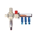 Alpha 53 CFM 3/8" Filter/Regulator Kit 3/8" IN-3/8" OUT