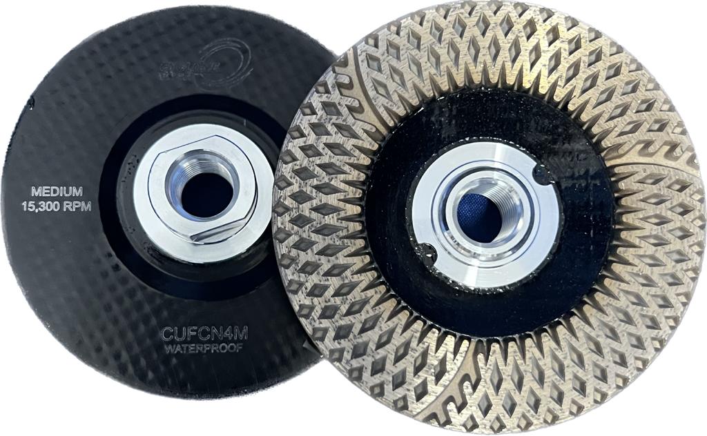 4" Cyclone Ultra Fiber  Cup Wheel Medium 