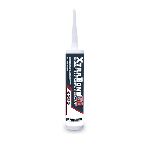 [50001] XtraBond 50 Siliconized Acrylic Latex - White - Twist On