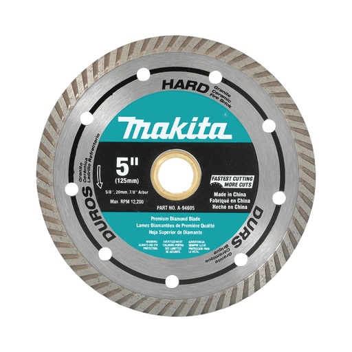 [A-94605] MAKITA A-94605 5" Turbo Diamond Blade for General Purpose