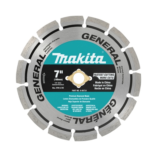 [A-94714] MAKITA A-94714 7" Segmented Diamond Blade for General Purpose