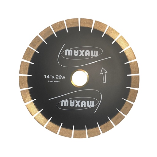 [BLYP1426] MAXAW Premium Quality Long Life 14" Bridge Saw Blade - 26mm Segments