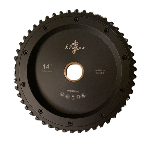 [MW1601] 16" Kratos Milling Wheel - 4cm-Teflon Core - Made in Korea