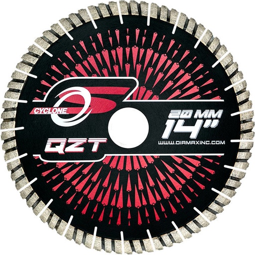 [SCQB16] 16" Cyclone S  Quartzite Silent Core Blade 20 mm Segments