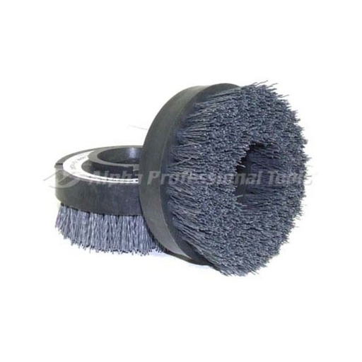 [AB4024] Alpha Antique Brush Wheels for Textured Finishes 4" Snail Lock #24    