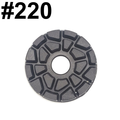 [ABRAF50220] Abra Iride 5" Snail Lock Flat Edge Polishing Pad #220