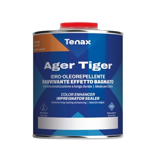 [1MPA001BG50] Tenax Ager Tiger 1qt. (1L) Exotic Stone Enhancer & Sealer for Granite – Color Enriching, Stain Protection
