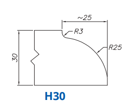 [SS25057] Marmoelettromeccanica H30 - Master Router Bit - Position 5