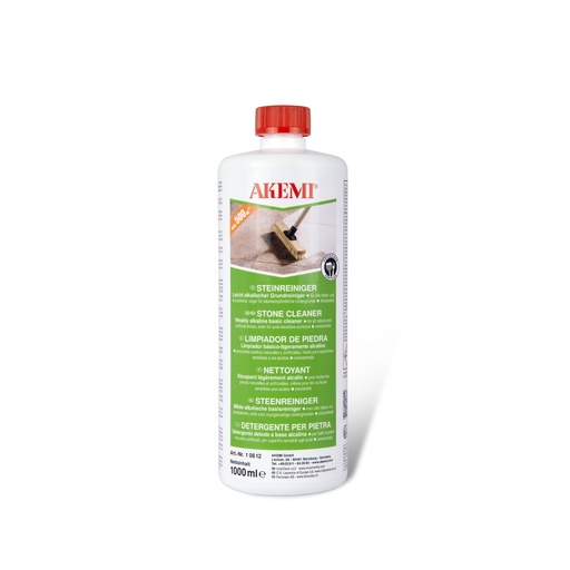 [10812] Akemi Stone Cleaner - Water-Based Alkaline Cleaning Concentrate (1 L, Highly Concentrated, Foodsafe)