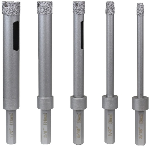 [22229-05003] APEXX VB Glass/Porcelain Core Bit w/ Hexagonal-Shank (8mm) 5/16"