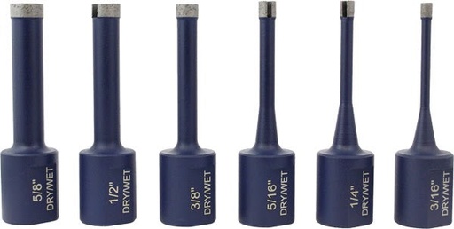 [23701-04017] ELEMENT Dry/Wet Core Bit - 1/2" x 5/8"-11 (No Side Protection)