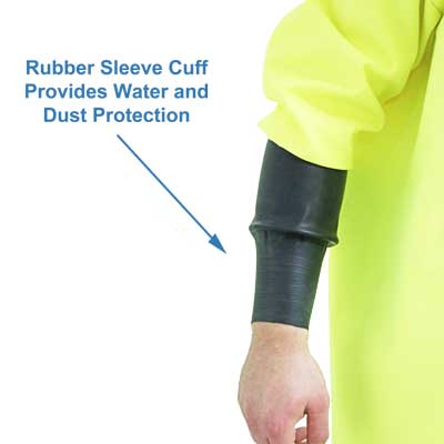 [APRON2LSR] Alpha Waterproof Apron - Long-Sleeved (Large) 55"L x 60" W (140cm L x 152cm W)