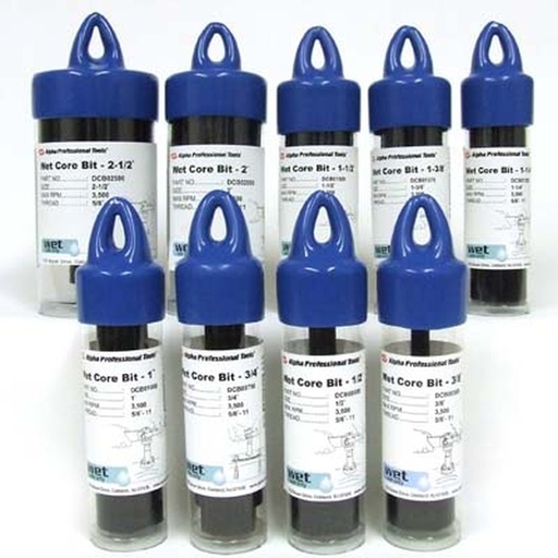 [DCB00750] Alpha Professional Tools Wet Core Drill Bit 3/4"