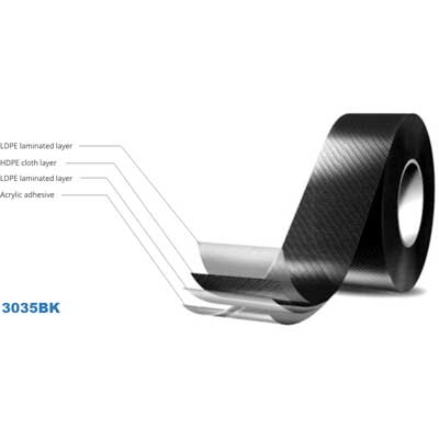 [3035BK-GT-3-65] Alpha Professional Tools G-Tape™ 3035BK 3"x65'